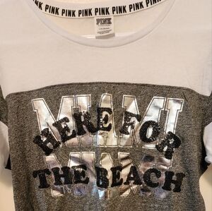 Victoria's secret T-shirt. I'm here for the beach. New.